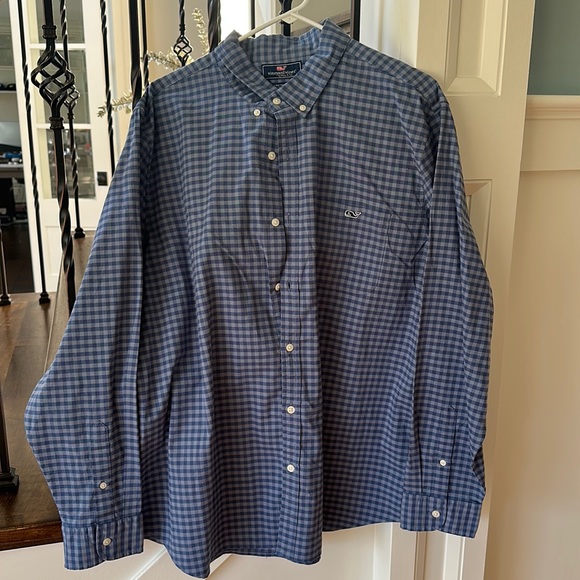 - Slim Fit Bermuda Checker Tucker Shirt - Picture 1 of 3